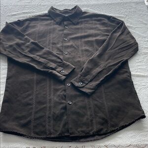 Claiborne Dark Brown Shirt Jacket